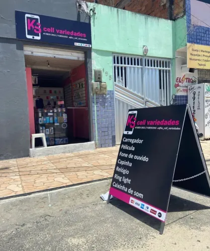 Placa e cavalete 