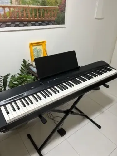 Piano Digital Casio Privia PX-160 + Suporte, Pedal e Capa