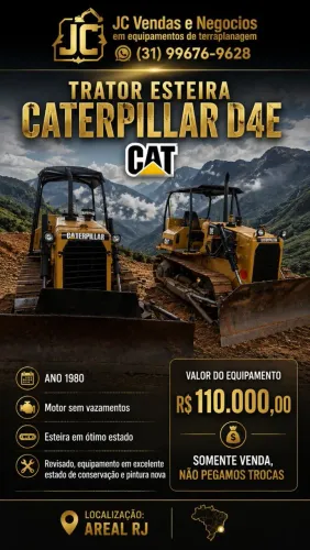 Trator Esteira Caterpillar D4E