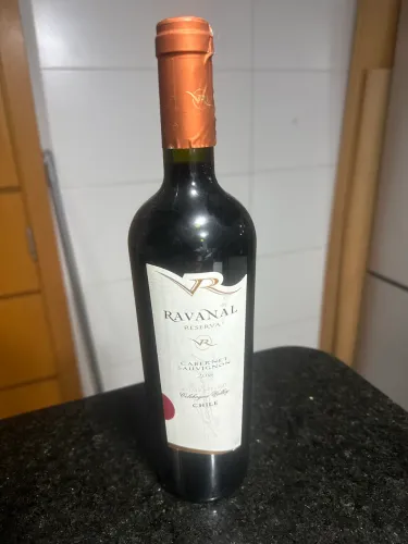 Garrafa de Vinho Ravanal Cabernet Sauvignon 2018 750mL