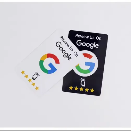 Placas de avaliação Google