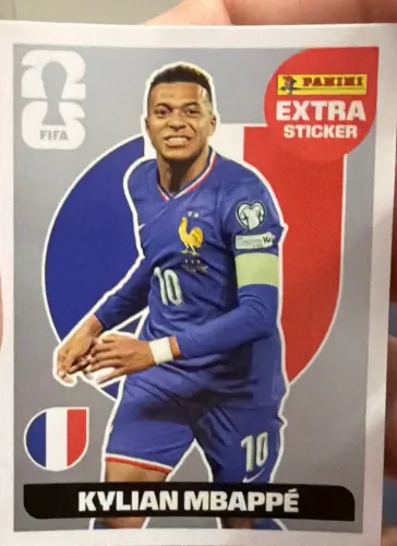 Mbape Legend prata - figurinhas da copa