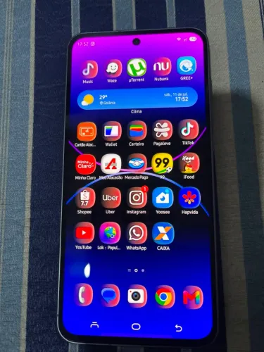 Samsung Galaxy A56 5G 256G Semi-Novo 2 meses de uso sem detalhes com NOTA FISCAL