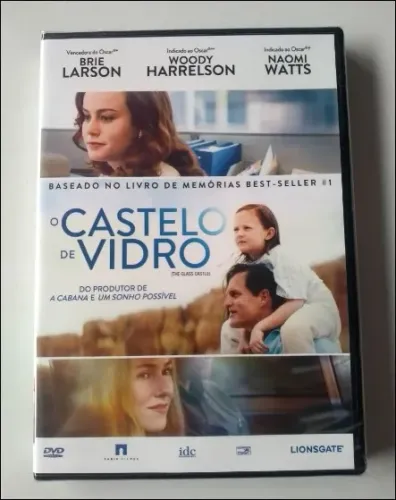 DVD - O Castelo de Vidro (Novo - Lacrado) Brie Larson/ Naomi Watts/ Woody Harrelson