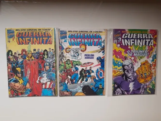 Guerra Infinita (Abril), completa em 3 edições