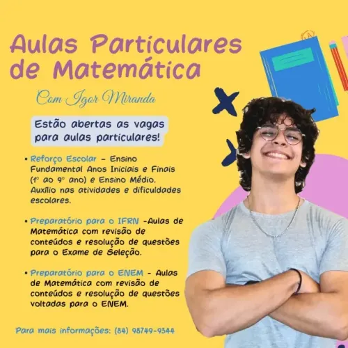 AULA PARTICULAR DE MATEMÁTICA
