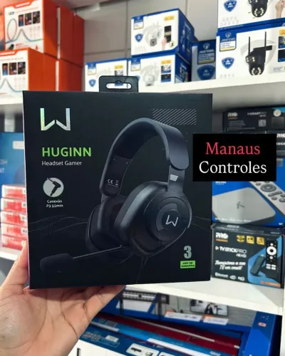 Headset gamer ps5 Xbox Pc mic p3 3,5mm