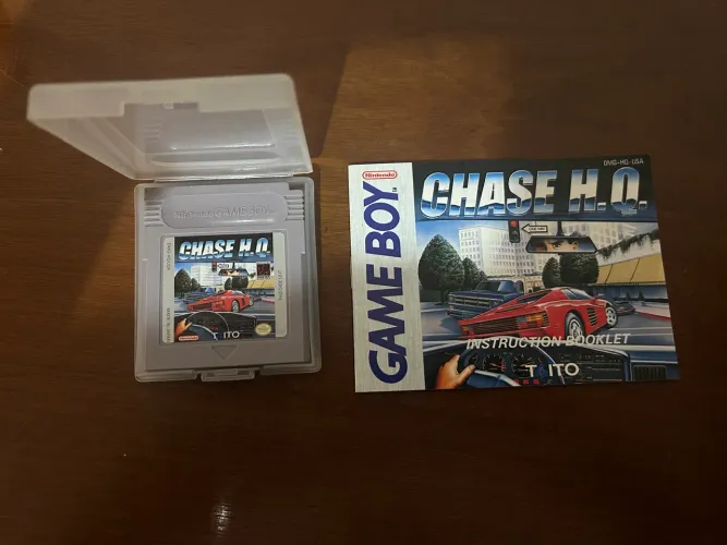 Chase H.Q. Game Boy com manual