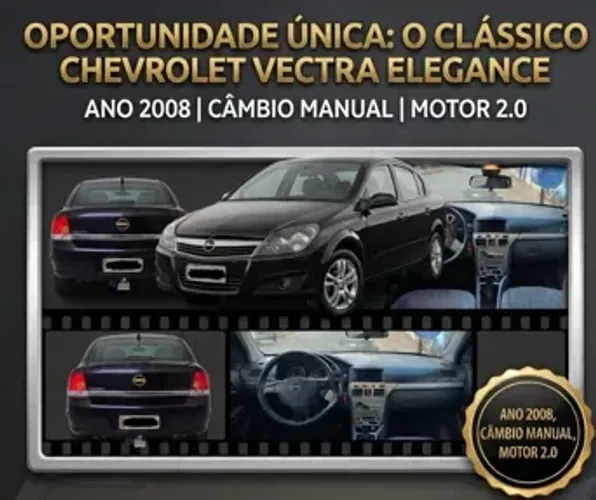 Chevrolet Vectra Elegan. 2.0 MPFI 8V Flexpower MEC 2008