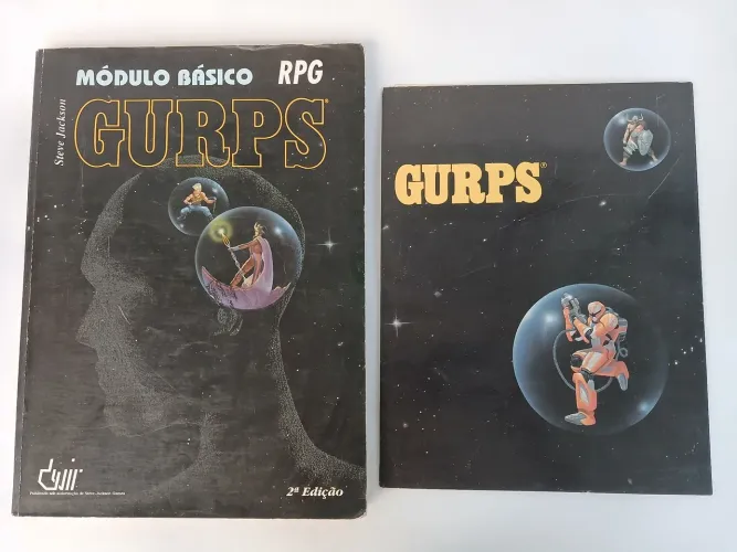 RPG Gurps Módulo Básico segunda edição, com escudo