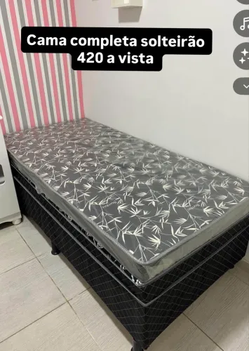 Cama+ colchão completa a partir 420 conjunto