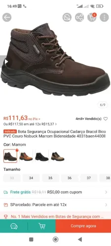 bota bracol zera *