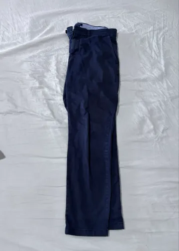 Calça Tommy Hilfiger Slim Fit Stretch Azul Tamanho 42 Semi Nova