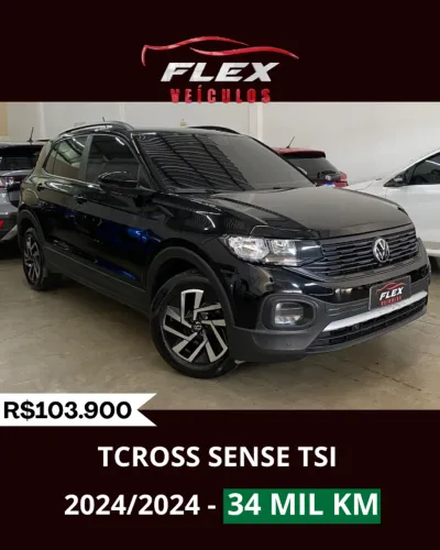 Volkswagen T-Cross Sense 1.0 TSI Flex 5P Aut. 2024