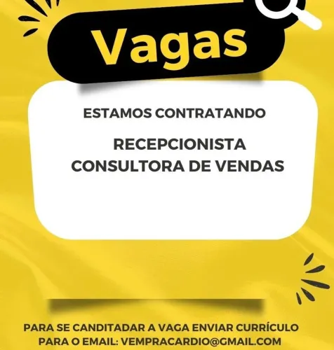 Recepção/Consultora de Vendas 