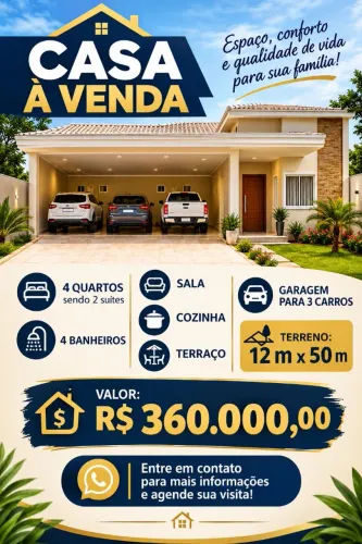 CASA À VENDA