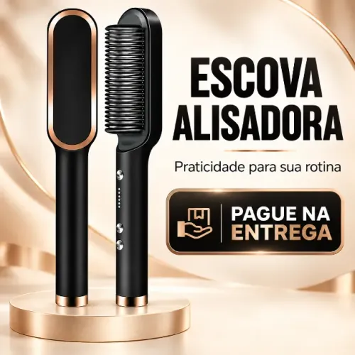 ESCOVA ALISADORA ? PAGUE SOMENTE NA ENTREGA!
