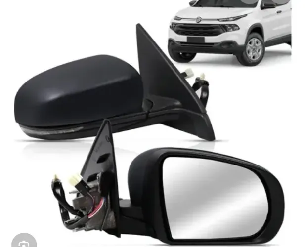 Par de retrovisor Fiat toro elétrico e manual