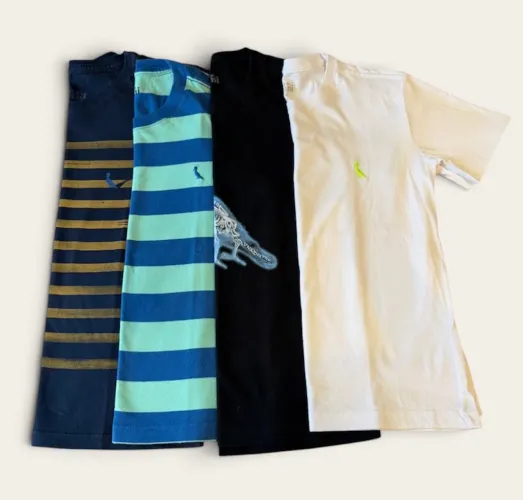 Kit 4 camisas Reserva original 8 anos