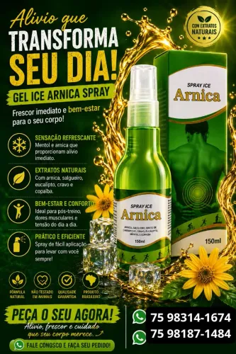 Spray Arnica Massageador