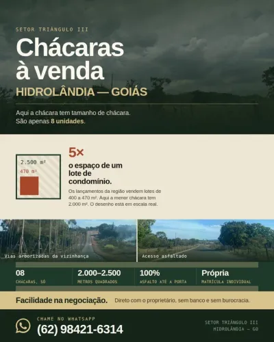 Chácara Urbana 2000 metros