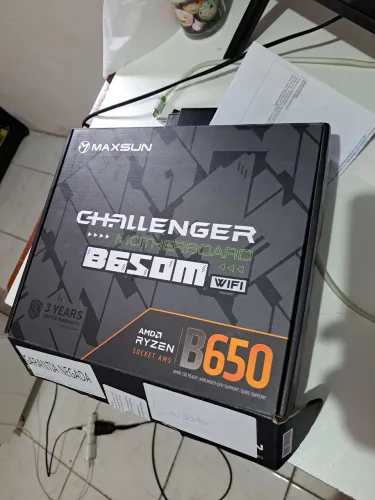 Placa mãe Maxsun B650 Challenger PARA REPARO!!