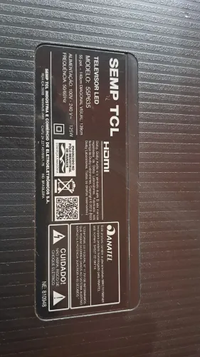 Tv tcl 55p635 com tela quebrada