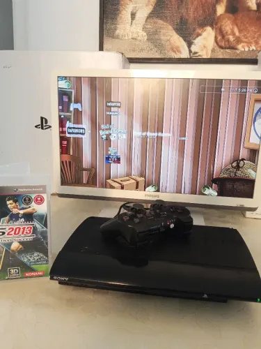 PS3 SUPER SLIM 250 GIGAS SEMI NOVO 