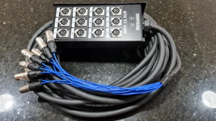 Medusa 12 vias montada c/ 15 metros multicabo santo ângelo