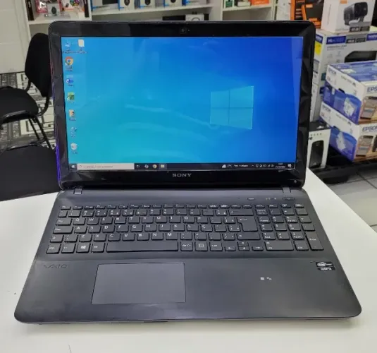 NOTEBOOK 15.6" SONY, I5-3337U, SSD 240GB, DDR3 8GB, 1:30H, WIN 10 (USADO)