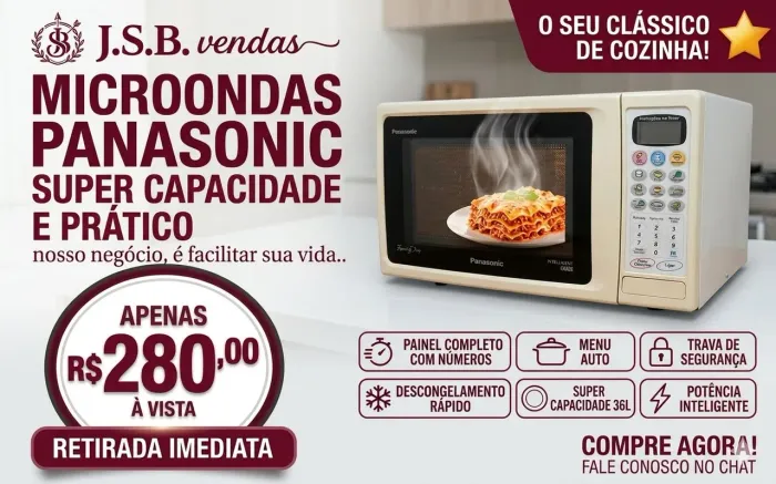 Microondas Panasonic 36 litros 