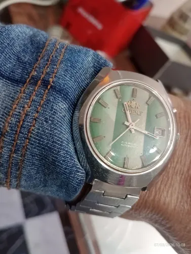 Relógio orient automático antigo