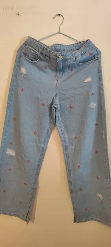 Calças jeans + blusas(conjuntos 2 calças +2 blusas) tamanho 16 anos Hering Kids
