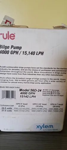 Bomba d'água para barco