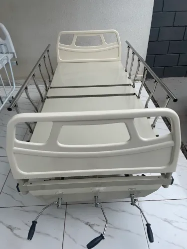 Cama hospitalar 03 manivelas elevação altura 
