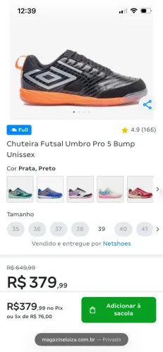 Tênis umbro society TAM 44