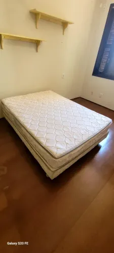Conjunto Cama Box E Colchão Casal Padrão