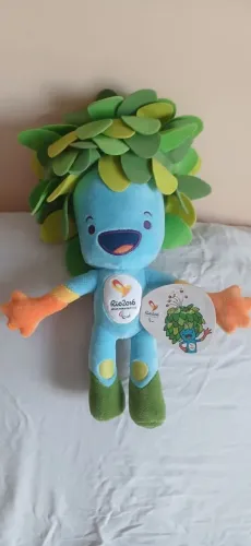 Pelúcia Oficial do Tom, Mascote dos Jogos Paralímpicos Rio 2016 - Original!