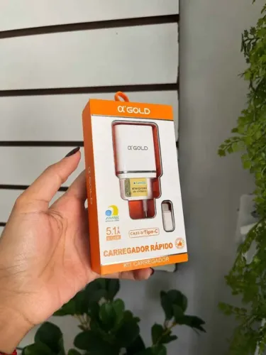 Carregador de celular tipo c - Agold