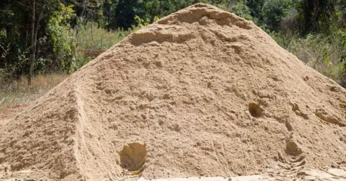 Areia mulata pra alvenaria