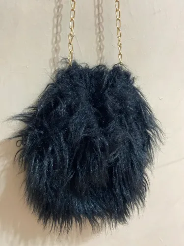 Bolsa saco de pelúcia 