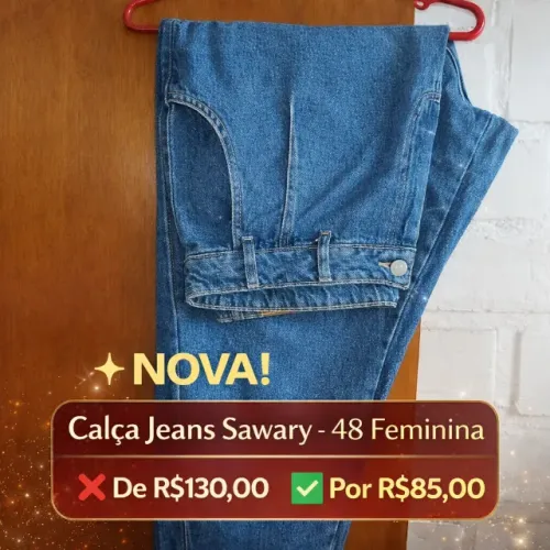 Calça Jeans Sawary - 48