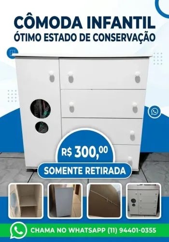 Cômoda infantil
