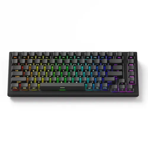 Akko Tac75 He Teclado Magnético Socd Rapid Trigger 75% Rgb Cor Preto