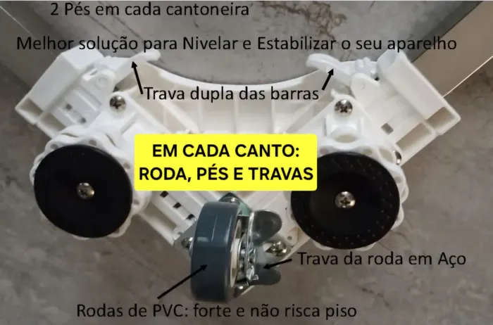 Suporte para colocar máquina de lavar ou outros