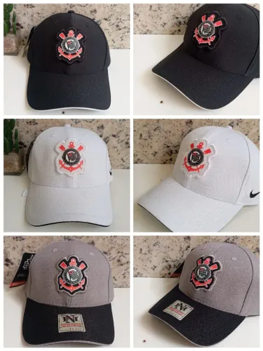 Boné do torcedor: Corinthians com regulagem 