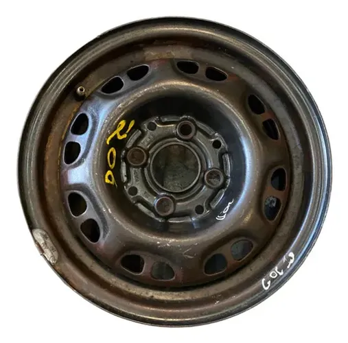 Roda Vw Ferro Aro 13 Gol G1 G2 G3 G4 G5 Preto