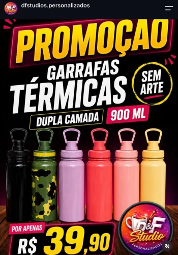 Garrafas e canecas