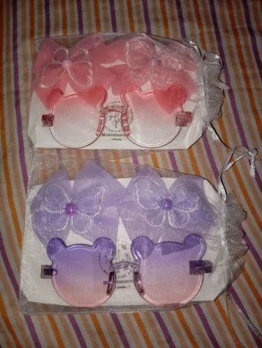 Óculos e laço infantil 