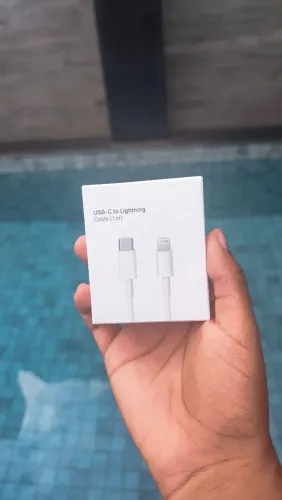 ? CABO USB-C PARA LIGHTNING (1 METRO) - QUALIDADE PREMIUM